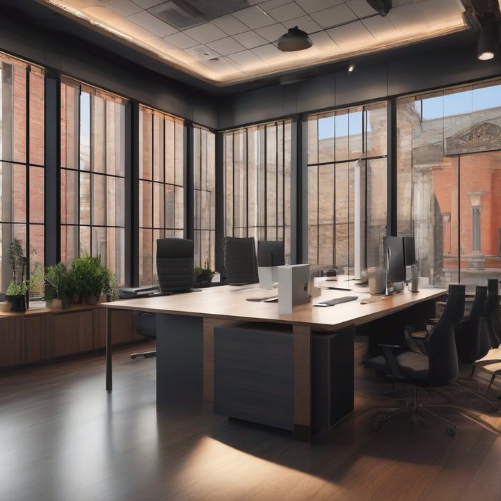 Christie's auction house employees packing up NFT department equipment and artwork.